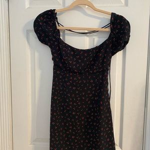 Princess Polly Cherry Mini Dress Semi Open Back